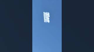 Strange Cloud Appears Alone in an Empty Sky