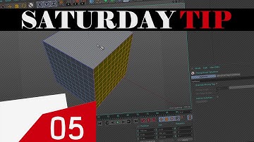 Saturday tips-TIP 05- Phong break selection (Cinema4D)