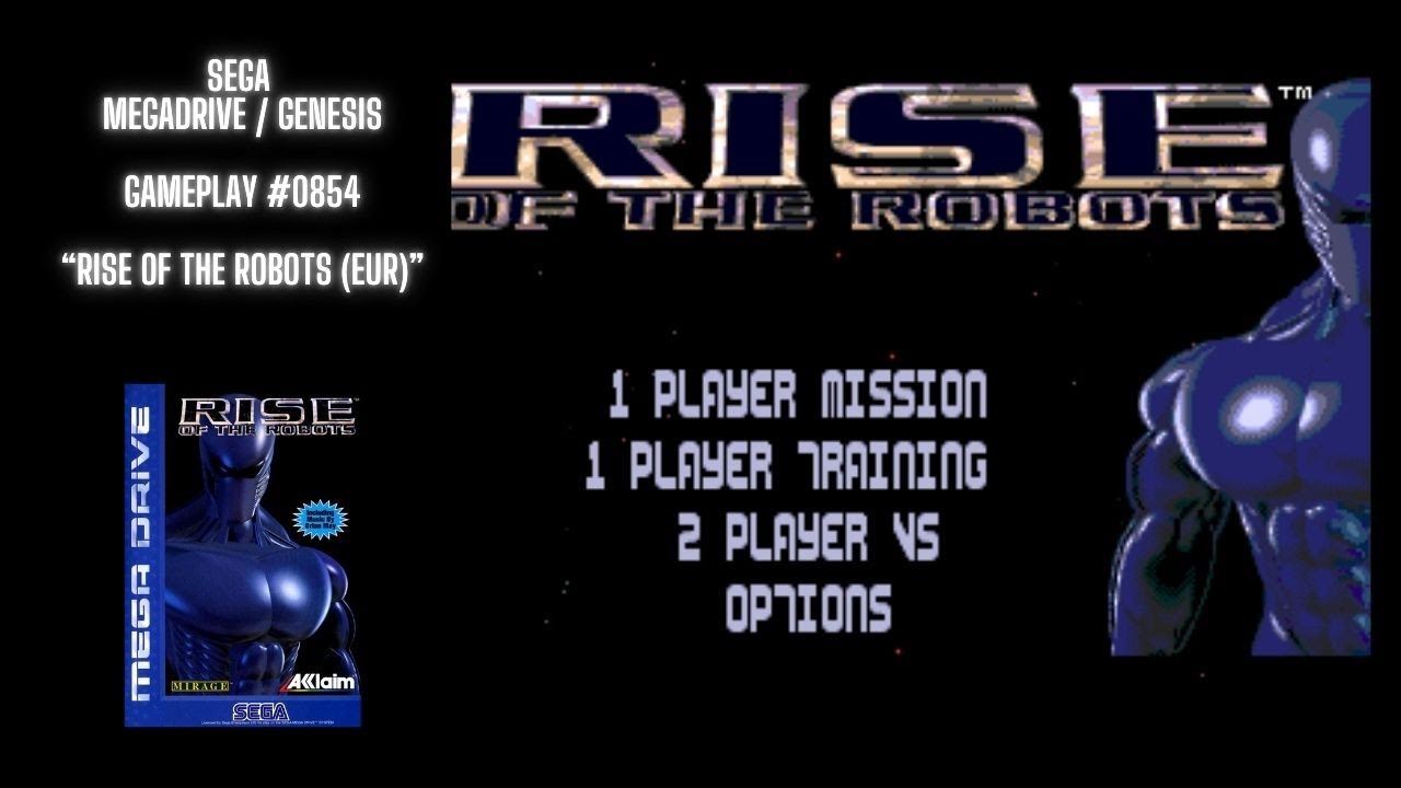 Rise Of The Robots - Sega Mega Drive - PAL - Complet (Boîte, Manuel, Jeu) - Bon état