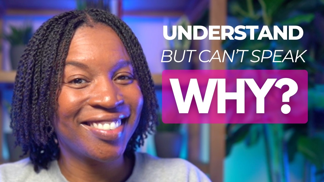 You Understand English But Can't Speak — The Real Reason Nobody Explains