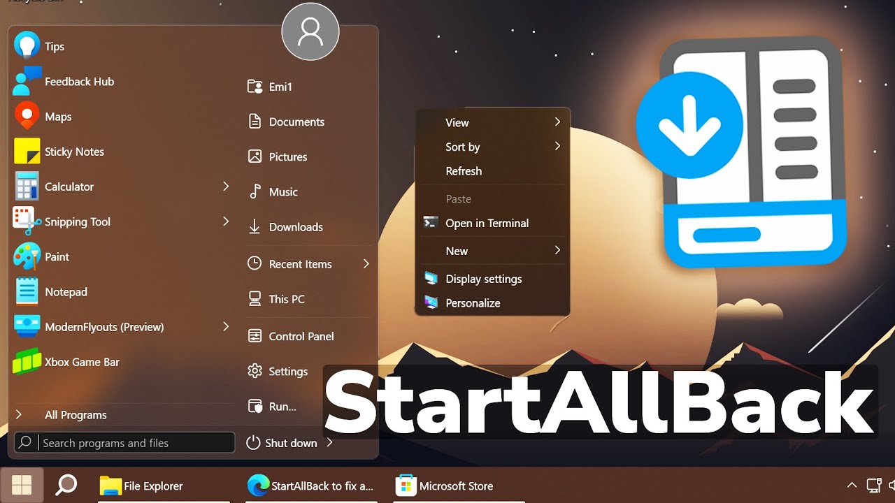 Solve Any UI Issue in Windows 11 with StartAllBack