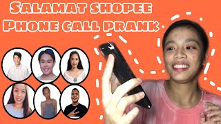 SALAMAT SHOPEE PHONE CALL PRANK || SOBRANG LT!