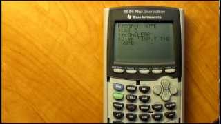 Simplifying Radicals Program for the TI 84