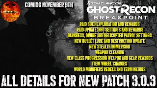 Ghost Recon Breakpoint - ALL details on NEW Update 3.0.3
