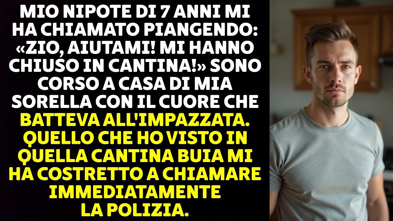 Chiuso in una cantina buia, mio nipote di 7 anni mi ha sussurrato al telefono: "Zio Wade, ti prego, aiutami. Mi hanno chiuso qui e li sento litigare di me." Era la voce di un bambino terrorizzato,...