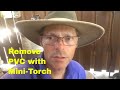 Remove PVC with Mini-Torch Video 2
