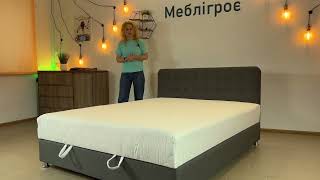 Двоспальне ліжко Сіті з вмонтованим матрацом тм Таймлесс, спальне місце 1500мм