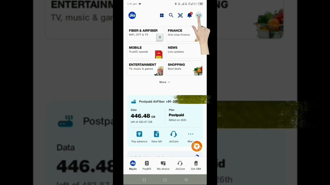 How to check Jio Air Fiber building ID of customer from My Jio app बिल्डिंग आईडी चेक करें 
