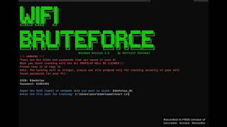 Wifi bruteforce for Windows v2.0 (main program using) screenshot 4