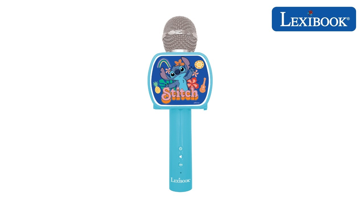 ロッキングスピーカー(ミッキー) MIC240D - DISNEY Stitch Wireless Karaoke Microphone with Bluetooth
