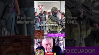 Allanan #CNEL por corrupción, cuyo directorio es presidido por el presidente Noboa. #ecuador