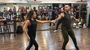 William Teixeira and Paloma Alves Brazilian Zouk Demo Singapore