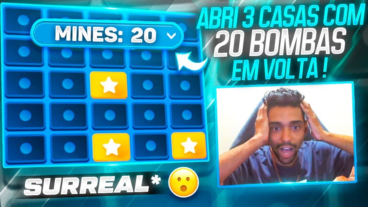 A MAIOR CAGADA DO MINES COM A ESTRATÉGIA DE 20 BOMBAS 💣!