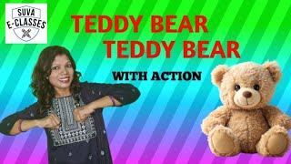 Teddy Bear Teddy Bear rhymes  | Best Nursery Rhymes For Children (With Action)| Kids English Songs
