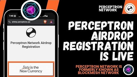 Perceptron Airdrop Registration Guide | Blockmesh Airdrop Registration Guide | $PERC Airdrop