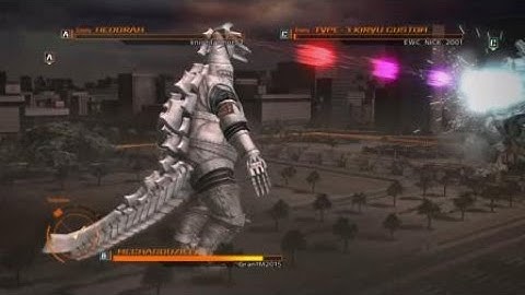 Mechagodzilla vs Kiryu vs Hedorah