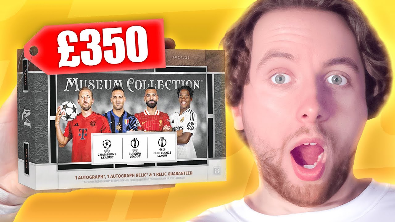 Мы открыли *новую* коллекционную коробку Topps Museum.