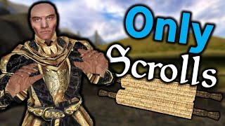 Can You Beat Morrowind with Only Scrolls?