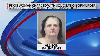 Pekin woman accused of plotting to have husband killed