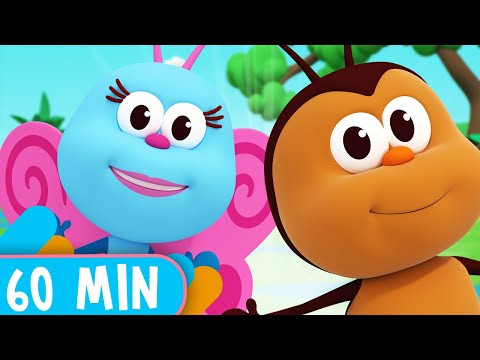 50min of French Nursery Rhymes with gesture for kids and babies (A