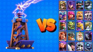 TESLA EVOLUCIONADA vs TODAS LAS CARTAS | Clash Royale