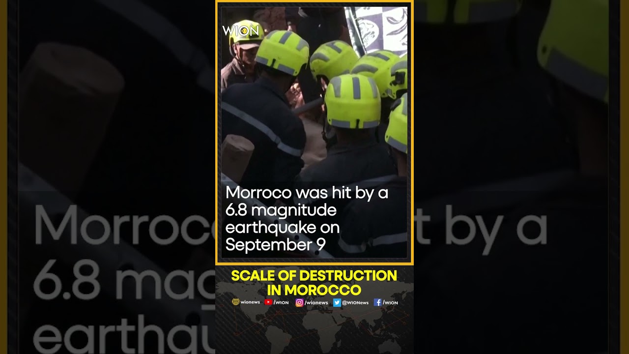 Satellite images shows the aftermath of Morocco earthquake