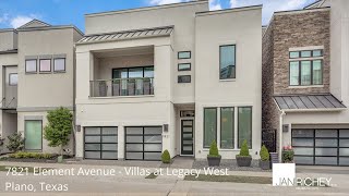 Luxury Home in West Plano 7821 Element Ave | Villas at Legacy West
