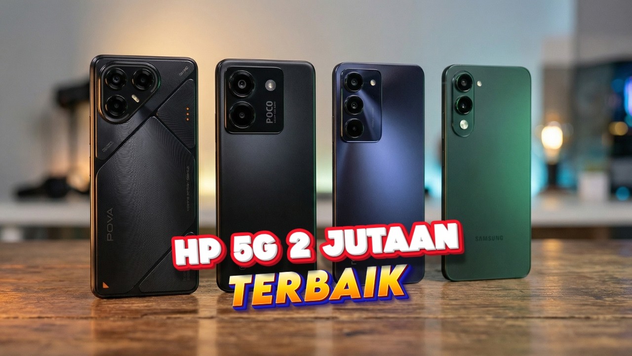 7 HP 5G 2 Jutaan Terbaik 2026 | Gaming Ngebut, Kamera Jernih & Anti Lemot