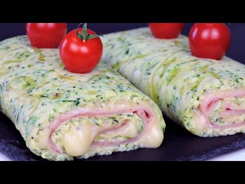 Video: Rollo De Calabacín Relleno De Cuajada