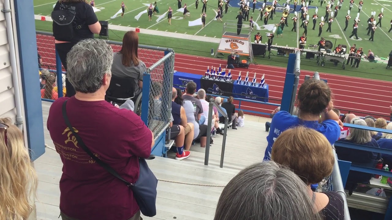 Waterloo HS at Washington Band Competition 10519 YouTube