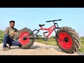 Giant Tractor Wheels in Cycle - FatBike | हमने बनाई मॉन्स्टर साइकिल