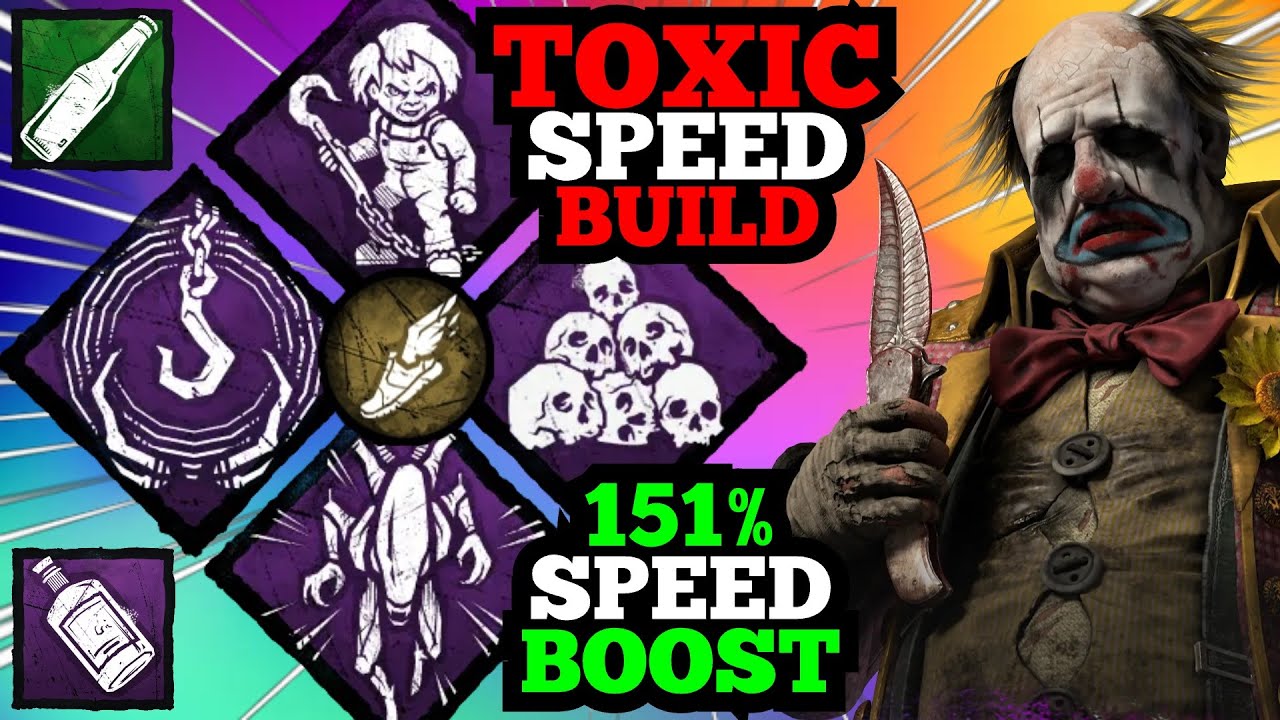 THIS TOXIC SPEED BUILD MAKES EASY 4Ks FEEL ILLEGAL & I LOVE IT!!! |The Clown - DBD Walking Dead DLC