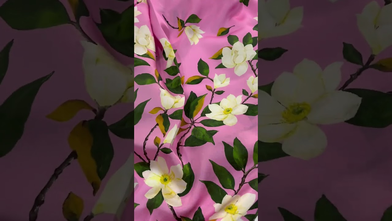 Satin de mătase naturală Exclusive la Fabric Studio 