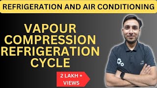 Vapour Compression Refrigeration cycle (हिन्दी )  ||Vapour compression refrigeration cycle in hindi