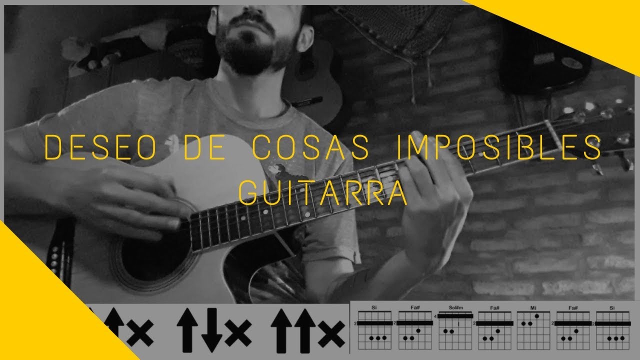 GUITARRA | Deseo De Cosas Imposibles - La Oreja De Van Gogh (Guitarra  cover/tutorial) Martin Lopez - YouTube