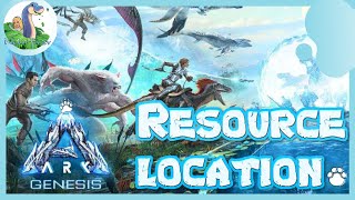 Ark Genesis Resource Metal And Crystal Map Guide Youtube