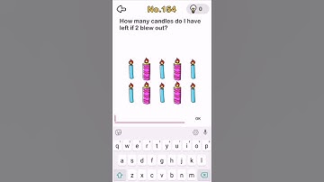 1️⃣5️⃣4️⃣ Brain Out Level 154 How Many Candles do I have left if 2 blew out Walkthrough