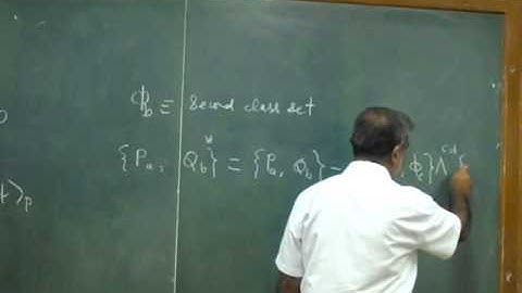 Prof. Rabin Banerjee - Constrained Dynamics 3 - 15.10.2014
