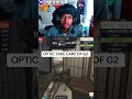 OPTIC MAKE EASY WORK OUT OF G2‼️