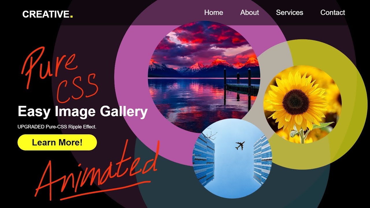 Create Stunning Pure-CSS Ripple Effects for Images 📷💥 - YouTube