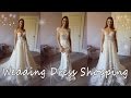 WEDDING DRESS SHOPPING || VikkiVLOGS- BABY LEAH REAL LIFE VLOGS!