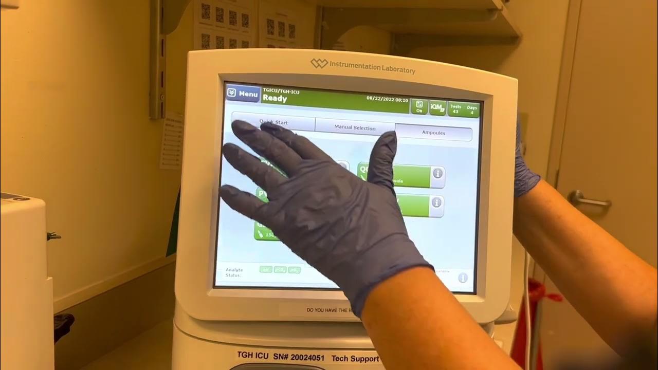 GEM 5000 Blood Gas Analyzer Overview - YouTube