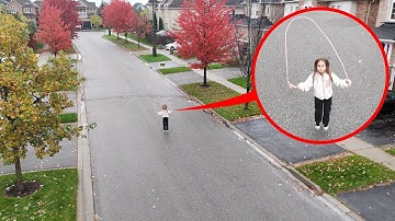 If you ever see a little girl skipping rope on the street, do not approach her! (It’s not safe)