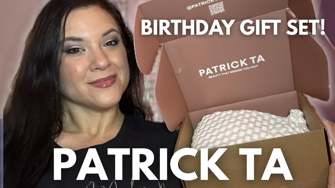Набор Patrick Ta Birthday Set Curation: включает в себя новый мини-набор румян и тонального крема!