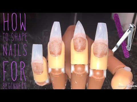 How To Shape Nails And File Your Nails Squared Coffin Ballerina Almond And Rounded