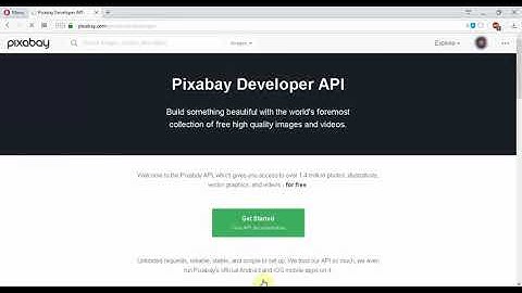 Explaindio 4 - How To Get Royalty Free Images Using Pixabay API key