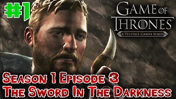 Game of Thrones S1 Episode 3 "The Sword In The Darkness" Playthough - Part 1 - Drogon The Dragon