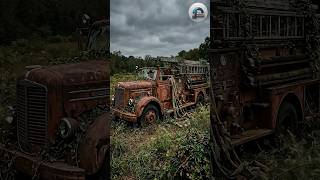 A 1948 Fire Engine Swallowed by the Forest — They Brought It All the Way Back #Shorts