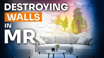 Destructible Mesh in Mixed Reality | VR Portals