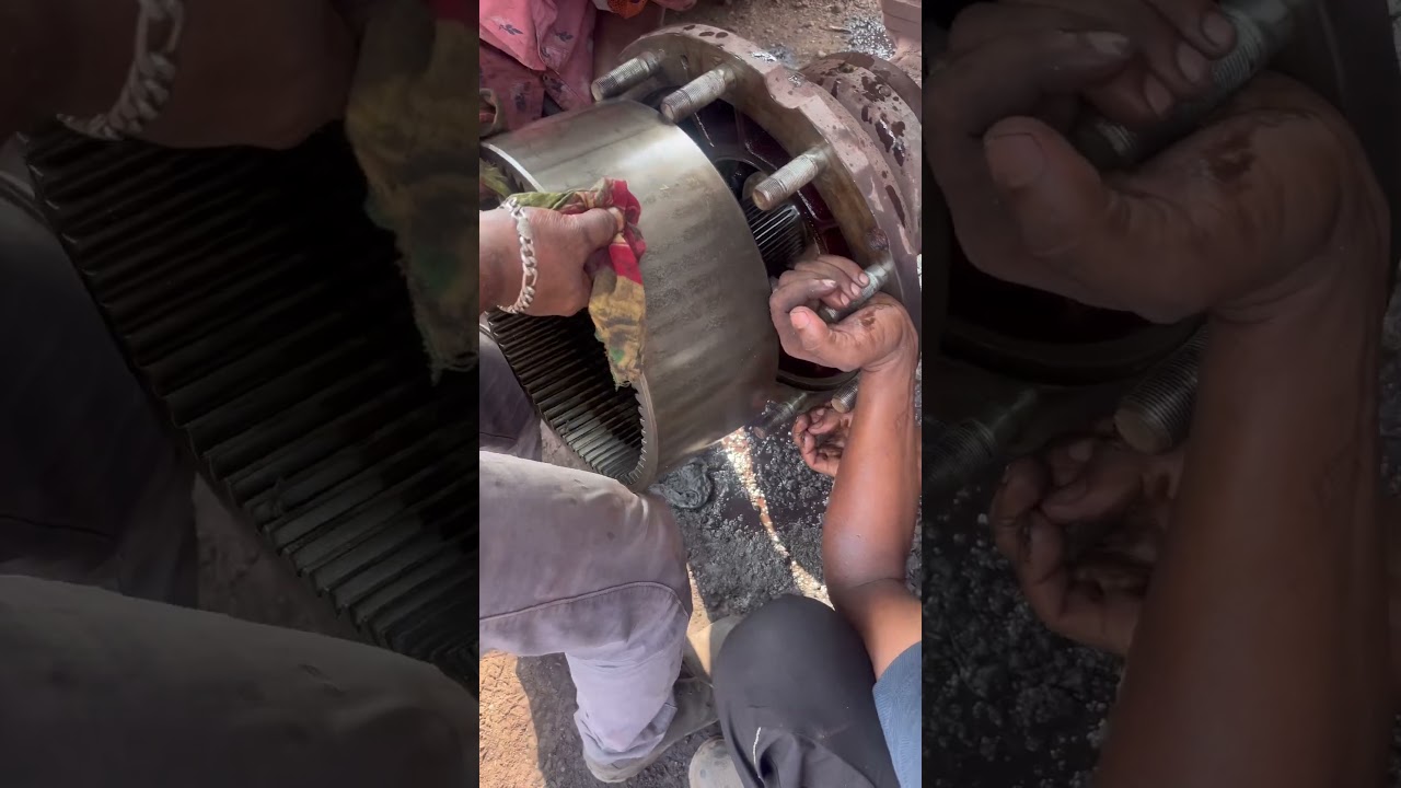 HOW TO REPAIR WHEEL LOADER AXLE JOB 